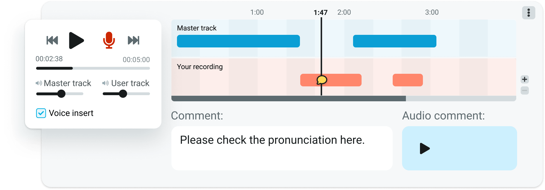 Connect_Student_Advanced-Recorder-min Sanako Connect Advanced Recorder interface